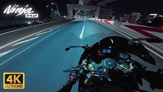 Kawasaki Ninja H2 with Vandemon Full System | Tokyo Night Ride🗼【Pure Sound】