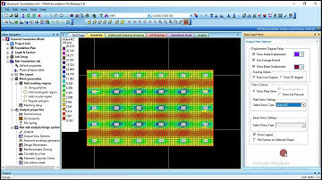 Analysis & Design of Mat Foundation In Staad Foundation