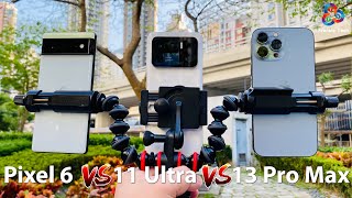 Pixel 6 vs Mi 11 Ultra vs iPhone 13 Pro Max CAMERA TEST