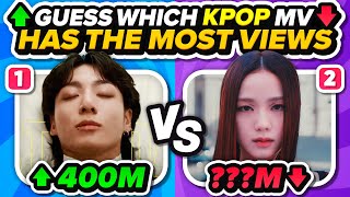 GUESS WHICH KPOP MV HAS THE MOST VIEWS  KPOP QUIZ GAMES