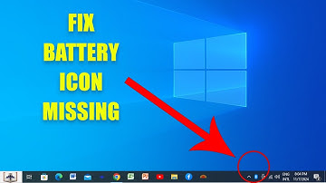 How to Restore Missing Battery Icon in Windows 2024 – Easy Fix!