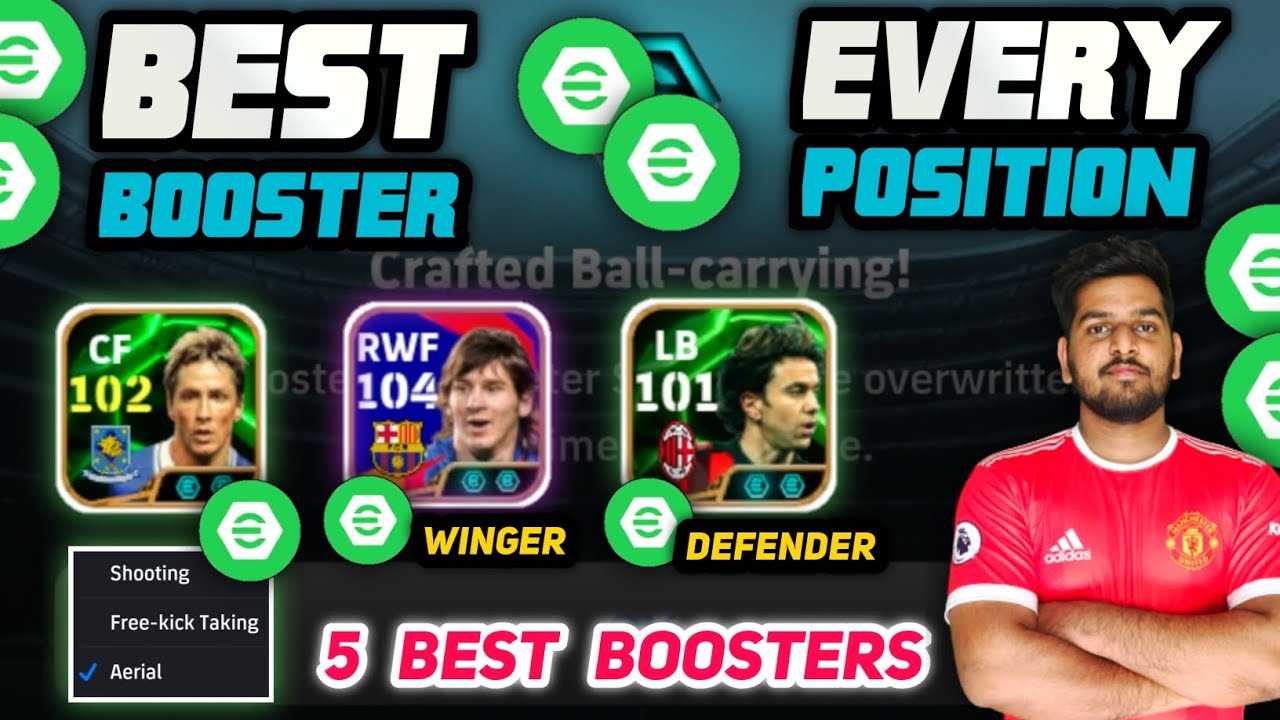 Powerful Boosters For Every Positions Using Booster Crafting In
