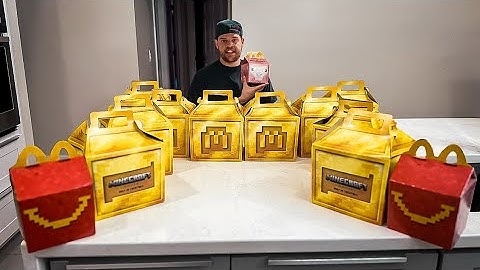 COMPREI TODAS SURPRESAS MCDONALD'S MINECRAFT ‹ EduKof ›
