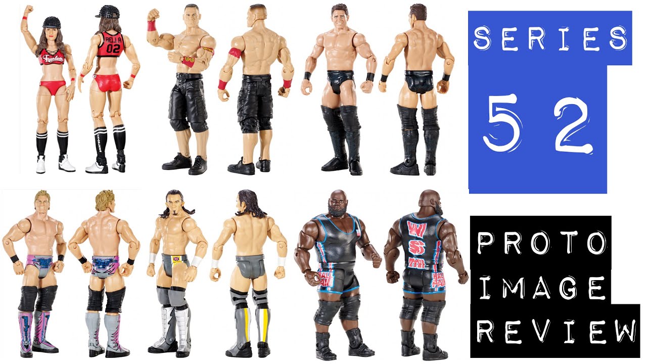 WWE Series 52 - Complete Set of 6 WWE Toy Wrestling Action Figures