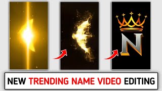 Ek Dam New Trending Name Video Editing | New Viral Reel Name Art Video Editing In Capcut