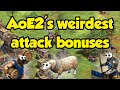 Aoe2s weirdest attack bonuses
