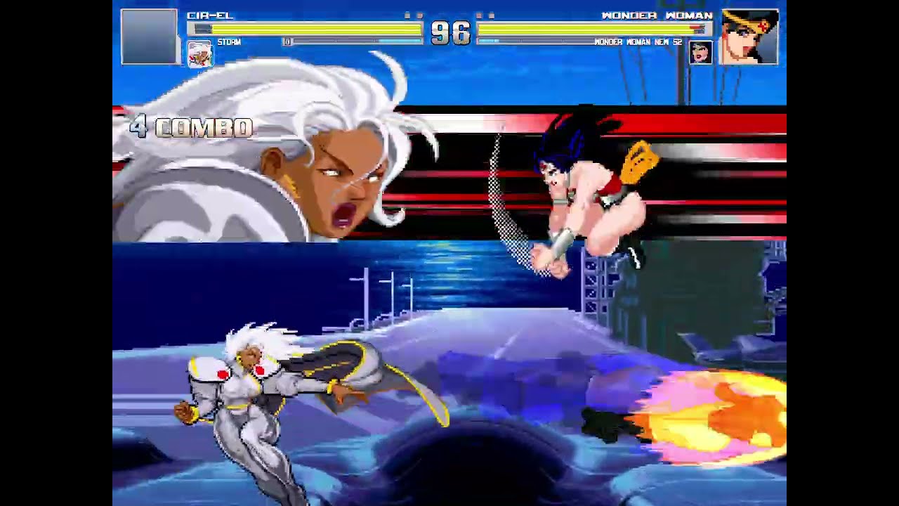 Cir-El & Storm vs 2 Wonder Woman