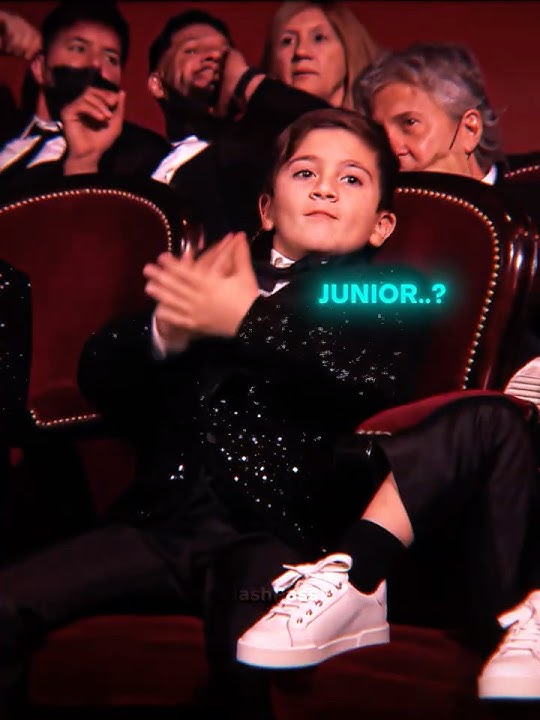 Thiago Messi Forgot He Was Ronaldo Jr. Fan😂