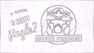 Giochi Preziosi logo and jingle in different colorful variations (sound + video effects)