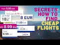 HOW TO BUY CHEAP FLIGHTS IN EUROPE- my SECRETS after booking more then 100 flights for 9 euros