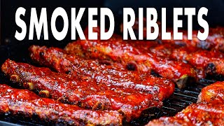 Pork RIBLETS (such a cute name) Smoked On The Pellet Grill