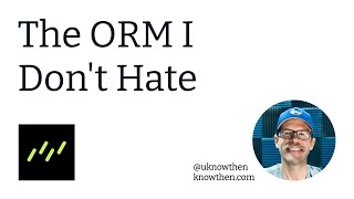 The ORM I don't hate (Drizzle)