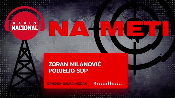 Milanović podjelio SPD - NA METI NACIONALA