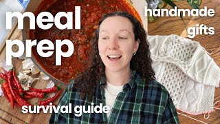Preparing for autumn | meal prep, knitting plans &amp; my survival guide