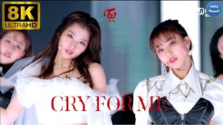 [8K] TWICE "CRY FOR ME" LIVE PERFORMANCE in 2020MAMA