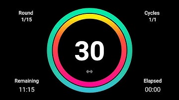 Tabata Timer 30/15 - HIIT Timer 30/15 - Interval Timer 30/15