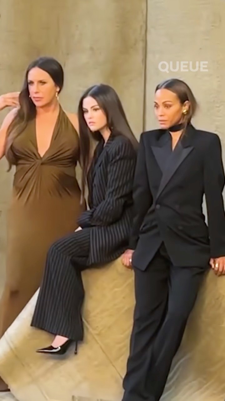 #EmiliaPerez stars, Karla Sofía Gascón, Zoe Saldaña and Selena Gomez BTS Photoshoot