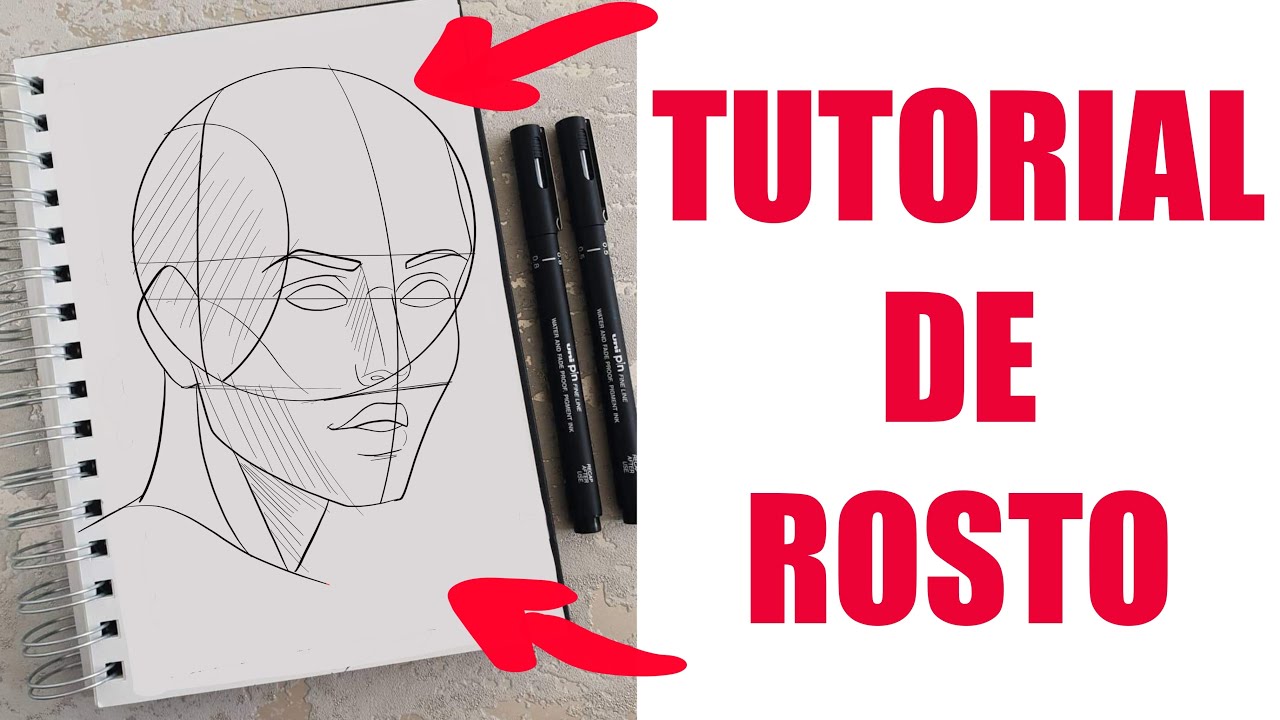 COMO DESENHAR ROSTO EM MEIO PERFIL FÁCIL 