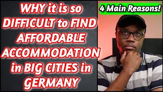 WHY it's SO DIFFICULT to Find AFFORDABLE ACCOMMODATION in Big German Cities 🇩🇪 #livingingermany