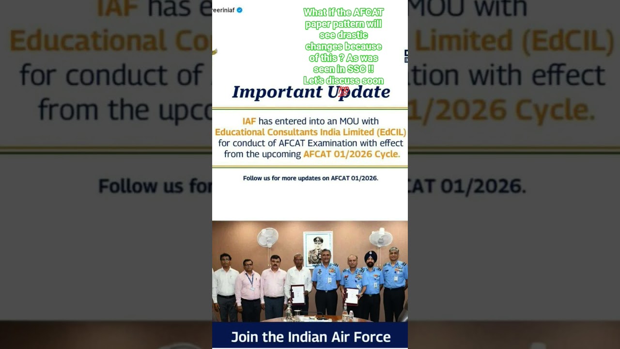 Finally AFCAT 1 2026 by EDCIL.😅 CDAC to gyo bhaiya 