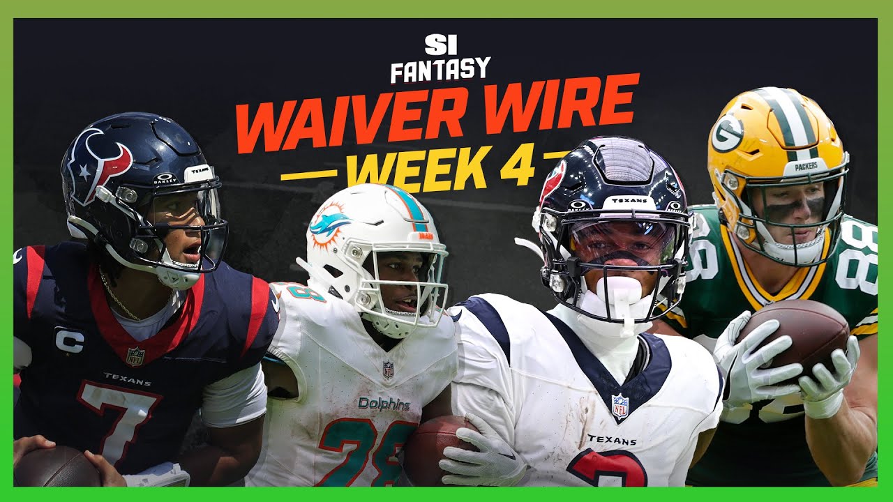 Week 4 Waiver Wire: Add These Fantasy Players! 