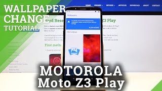 How to Change Wallpaper in MOTOROLA Moto Z3 Play – Refresh Screen Look screenshot 2