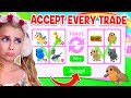 ONLY ACCEPT The TRADE CHALLENGE In Adopt Me! (Roblox)