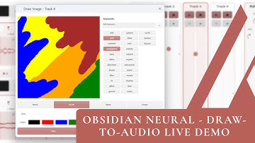 OBSIDIAN Neural - Draw-to-Audio Live Demo
