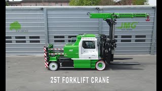 JMG MC250.09FL - 25T / 55,000LBS Forklift Crane -  Video