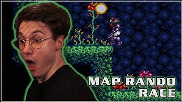 BANNED PERMANENTLY | Map Rando Race | Super Metroid