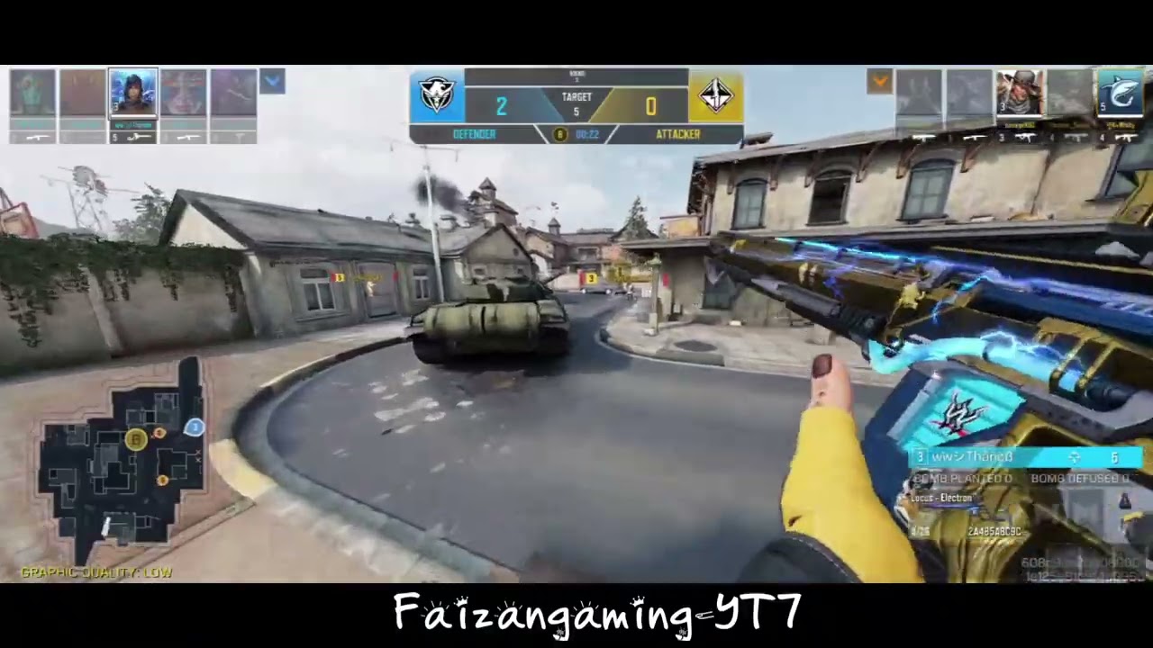 Call of duty mobile SnD game play locus electron gun 