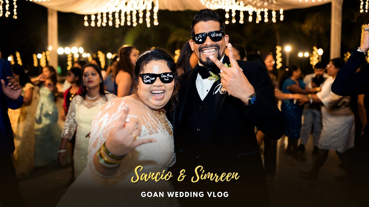 Groom’s Leg Injured but Energy 100% | Sancio & Simreen Wedding Reception vlog
