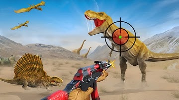 Wild Dino Hunting Game 3D Android Gameplay | Dinosaur Hunter #3