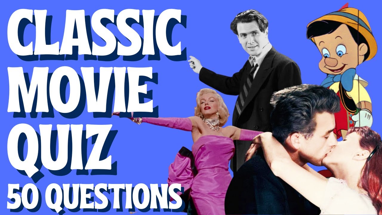 Guess the Classic Movie from a Single Image - Pre 1960 | Film Quiz (50 Questions)