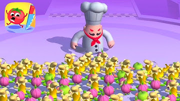 Max Level Fruit Rush‬ ​​- Gameplay All Boss Levels Clear Android,Ios