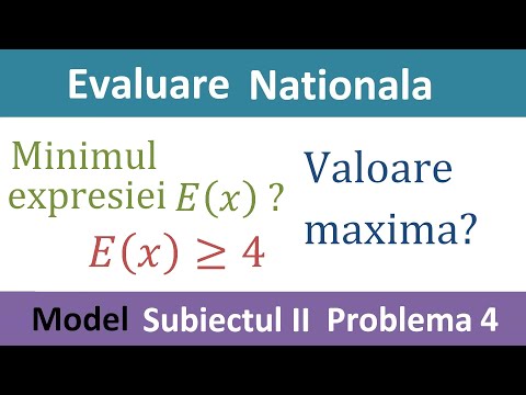 Evaluare Nationala - Valoarea Minima si maxima a unei expresii algebrice (Probleme pregatitoare)