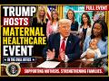 Donald Trump Participates in Maternal Healthcare Event at White House | Full Oval Office Remarks