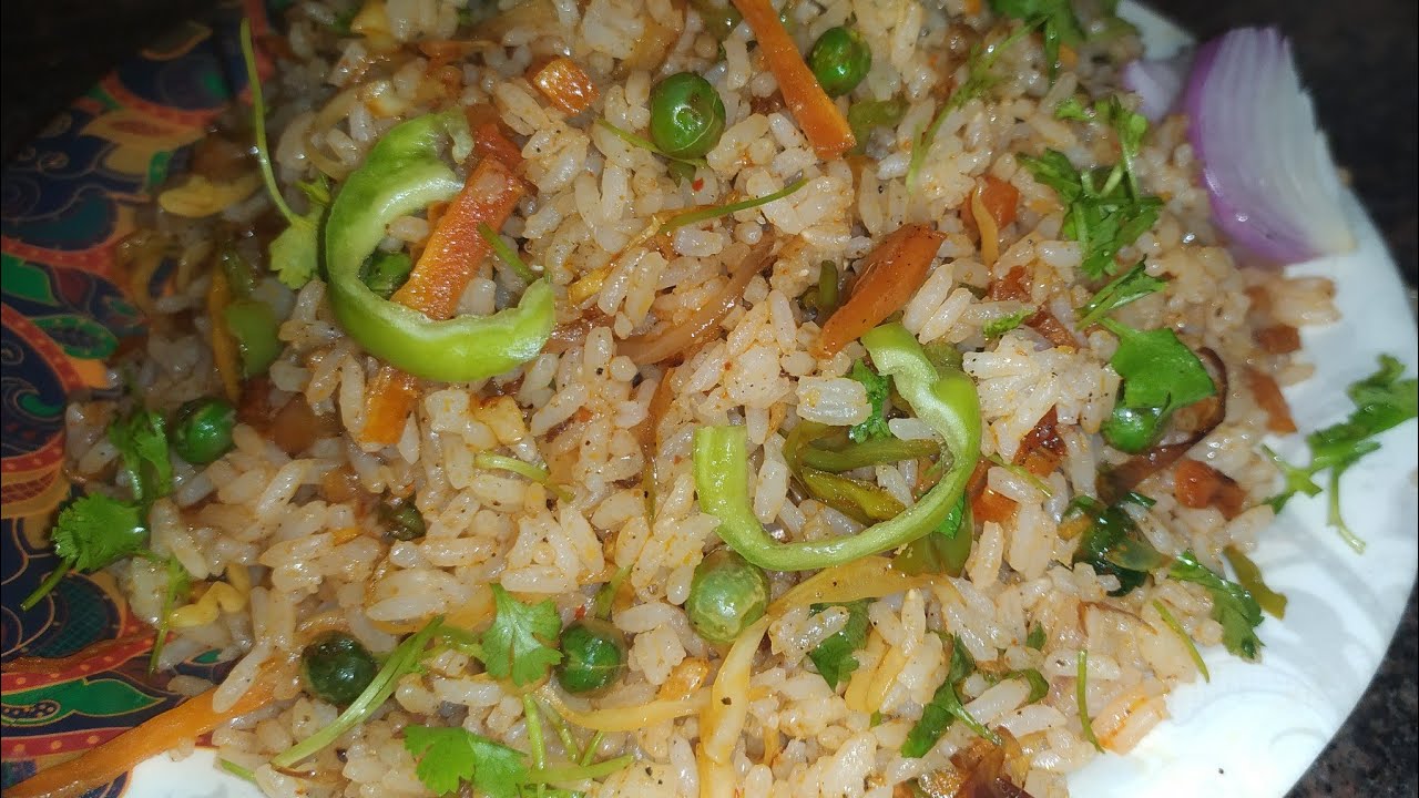 Fried Rice Recipe in Kannada ರೋಡ್ ಸೈಡ್ ಸ್ಟೈಲ್ನಲ್ಲಿ ಫ್ರೈಡ್ ರೈಸ್ ಮಾಡುವ