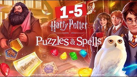Harry Potter: Puzzles & Spells Game App Gameplay Walkthrough Level 1-5 iOS, Android Tutorial Hack