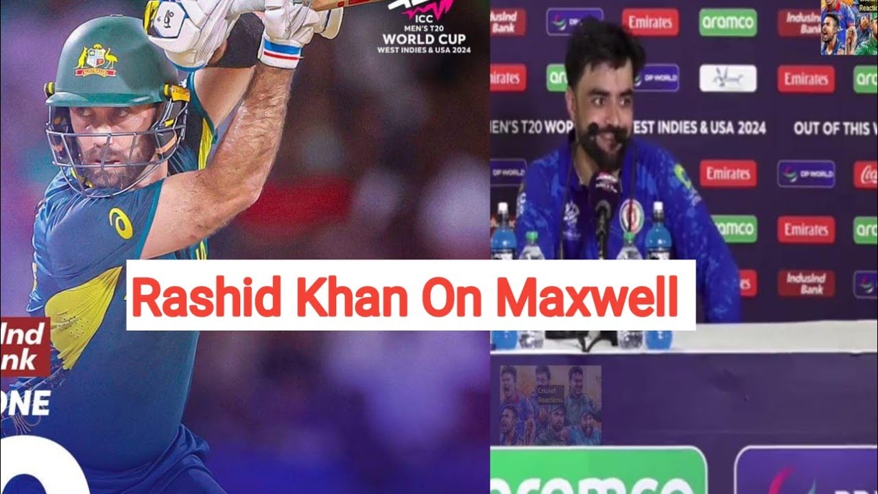 Happy Rashid Khan After Winning Match Against Australia Pc - YouTube