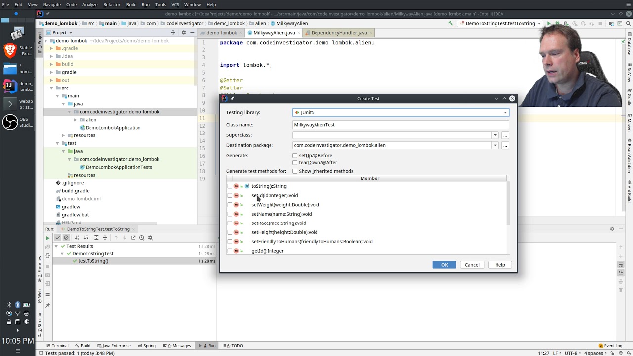 Lombok - Generate boilerplate code gone annotations - YouTube