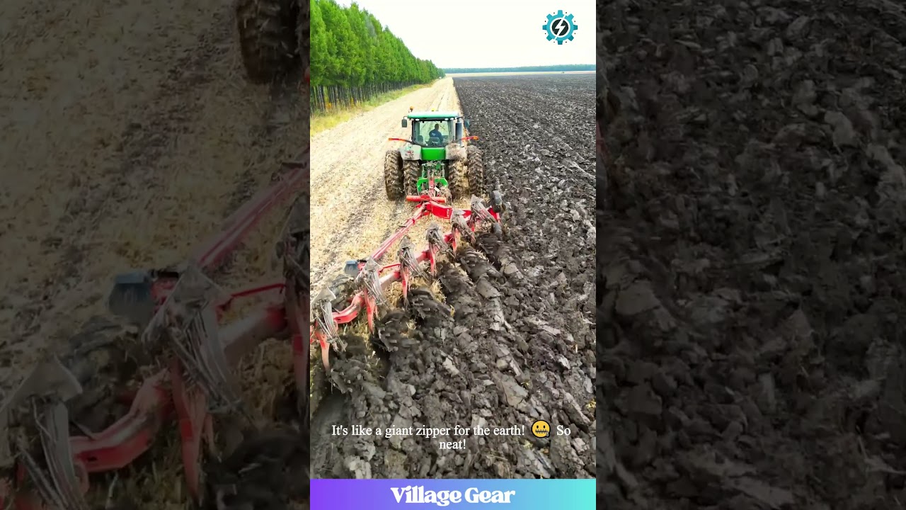 How is This SO SATISFYING?!😂 Watching This Tractor Plow is My New Favorite Thing to Watch! 