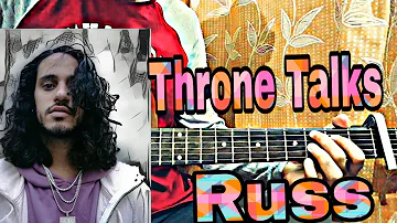 Throne Talks - Russ//complete & easy guitar tutorial + how to play chords