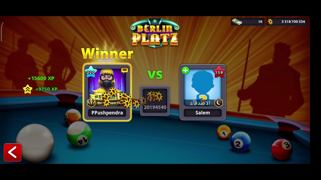 Playing In Berlin Table | 8 Ball Pool