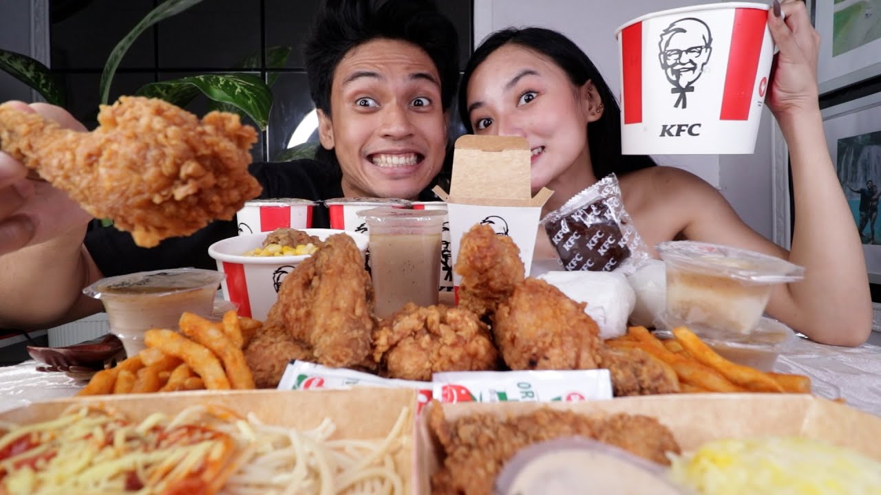 KFC mukbang 2022!!!