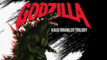 Godzilla: Kaiju Brawler Trilogy - menu game select mockup (Godzilla Pipeworks trilogy port concept)