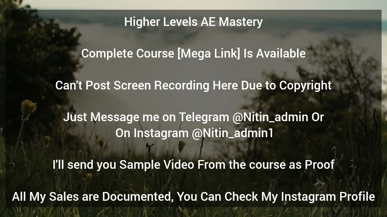 Higher Levels AE Mastery 