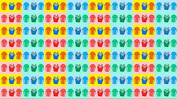 French fries and two popcorns icon intro animation over so many times #millionviews #animation