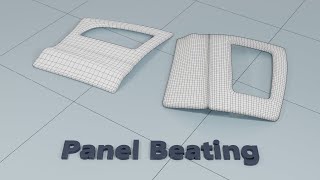 Blender  Loop tools Curve Tool : Panel Beating   #21 Subdivision Surface Modelling