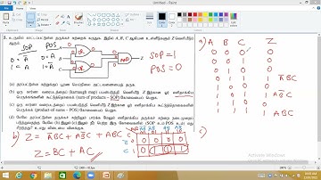 AL ICT - Tamil medium - Logic gates - past paper questions